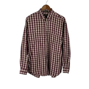 Vintage Briar Traditional Apparel Mens Button Down Flannel Shirt Size Large